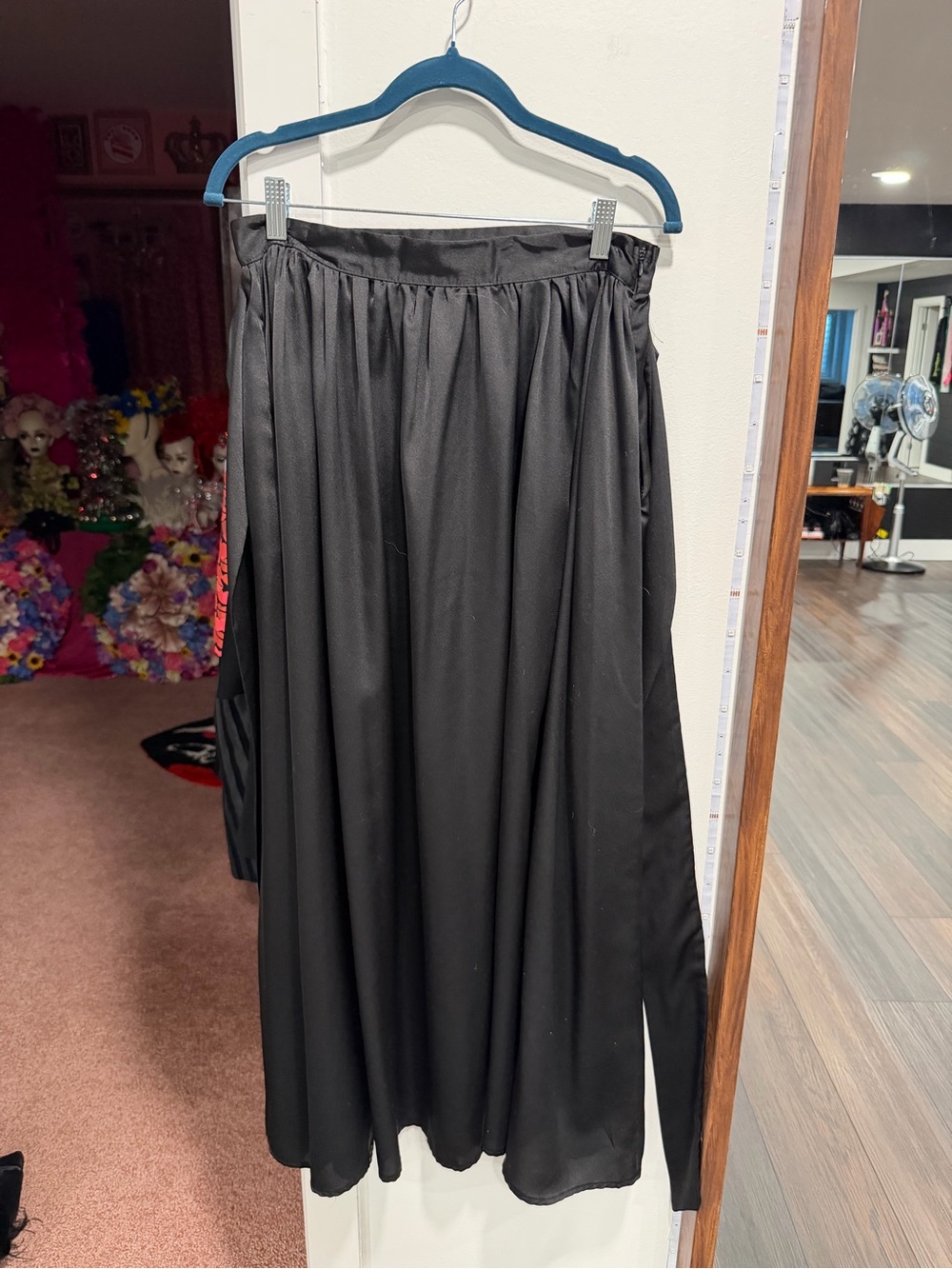 Zara Black Maxi Skirt with Flowing Silhouette